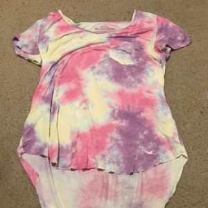 tie dye long shirt